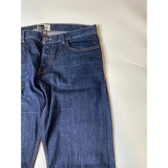 Howe Men’s Medium Wash Size 34 Denim Jeans Button Fly - Picture 3 of 10